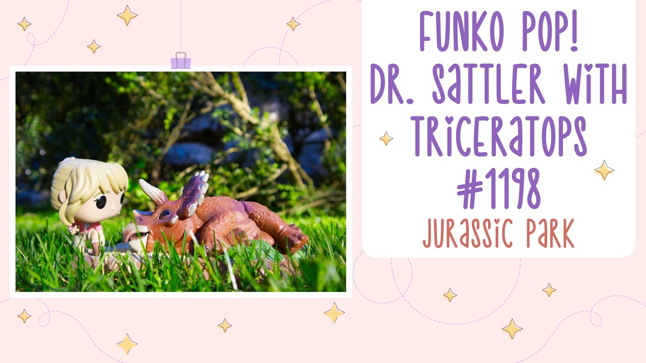 Funko Dr. Sattler with triceratops 1198 | Jurassic Park | Unboxing & Photo