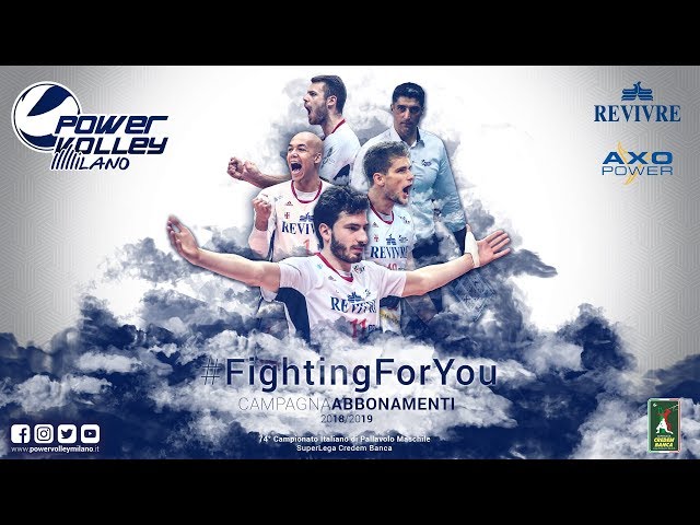 #FightingForYou: campagna abbonamenti #PowervolleyMilano #Pallavolo#Volleyball #Superlega