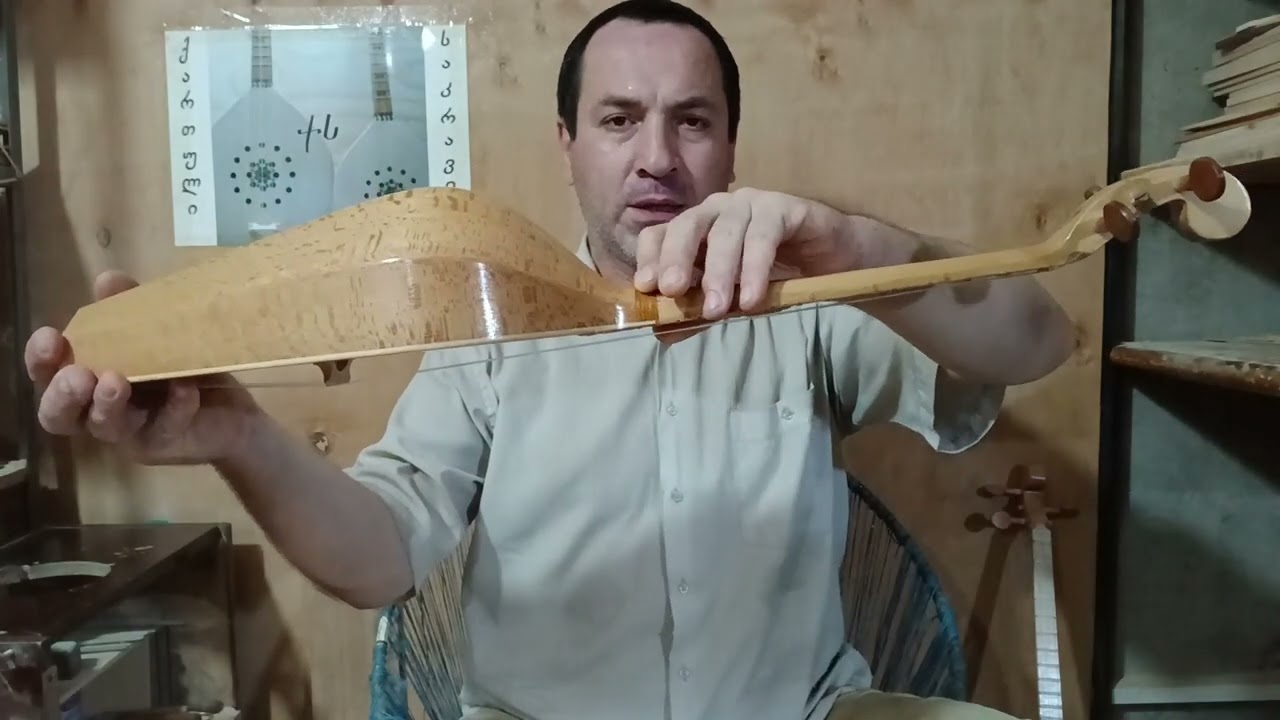 ფანდურის გაკეთება. ყუა.