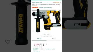 34 % off DEWALT 20V SDS MAX Hammer Drill, Cordless, 5/8 in