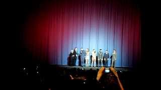 Twilight Eclipse cast on stage for the UK premiere