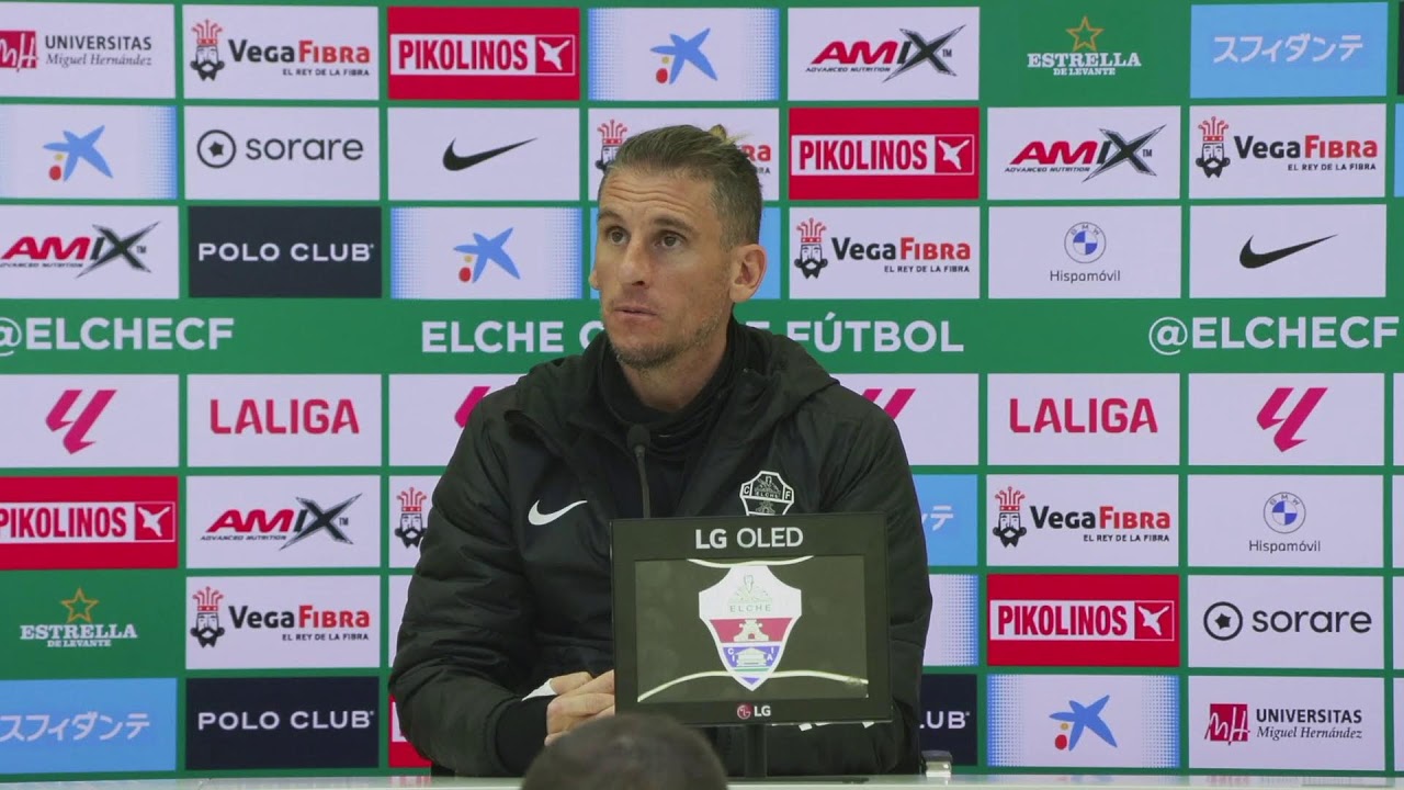 💚🎥 PRESS Sebastián Beccacece previa Elche - Valladolid