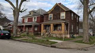 Driving Around Downtown Terre Haute, Indiana in 4k Video