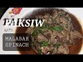 HOW TO MAKE PAKSIW WITH MALABAR SPINACH