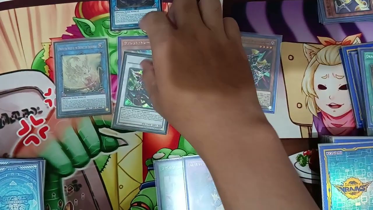 OCG dragon link into Buster Blader lock combo