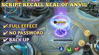 ⭕Script Recall Seal Of Anvil (tas tas) - Path Yve