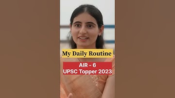 Study Routine 💯 | Srishti dabas interview | Rank - 6 🔥