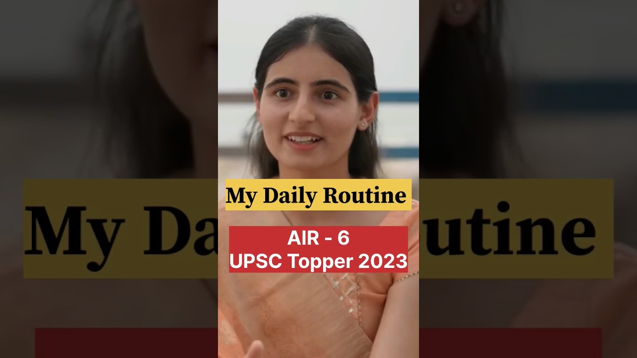 Study Routine 💯 | Srishti dabas interview | Rank - 6 🔥