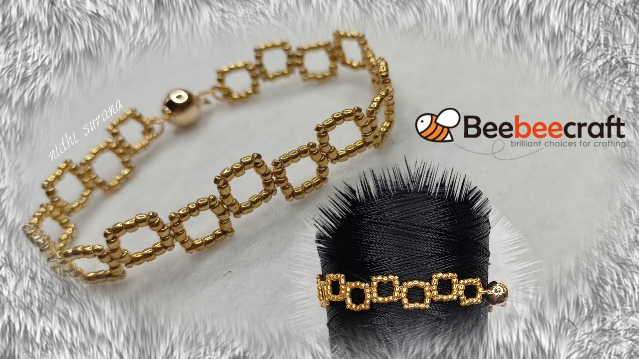 MISPLACED BOXES /Seed bead Bracelet/Choker, Jewelry making Tutorial Diy