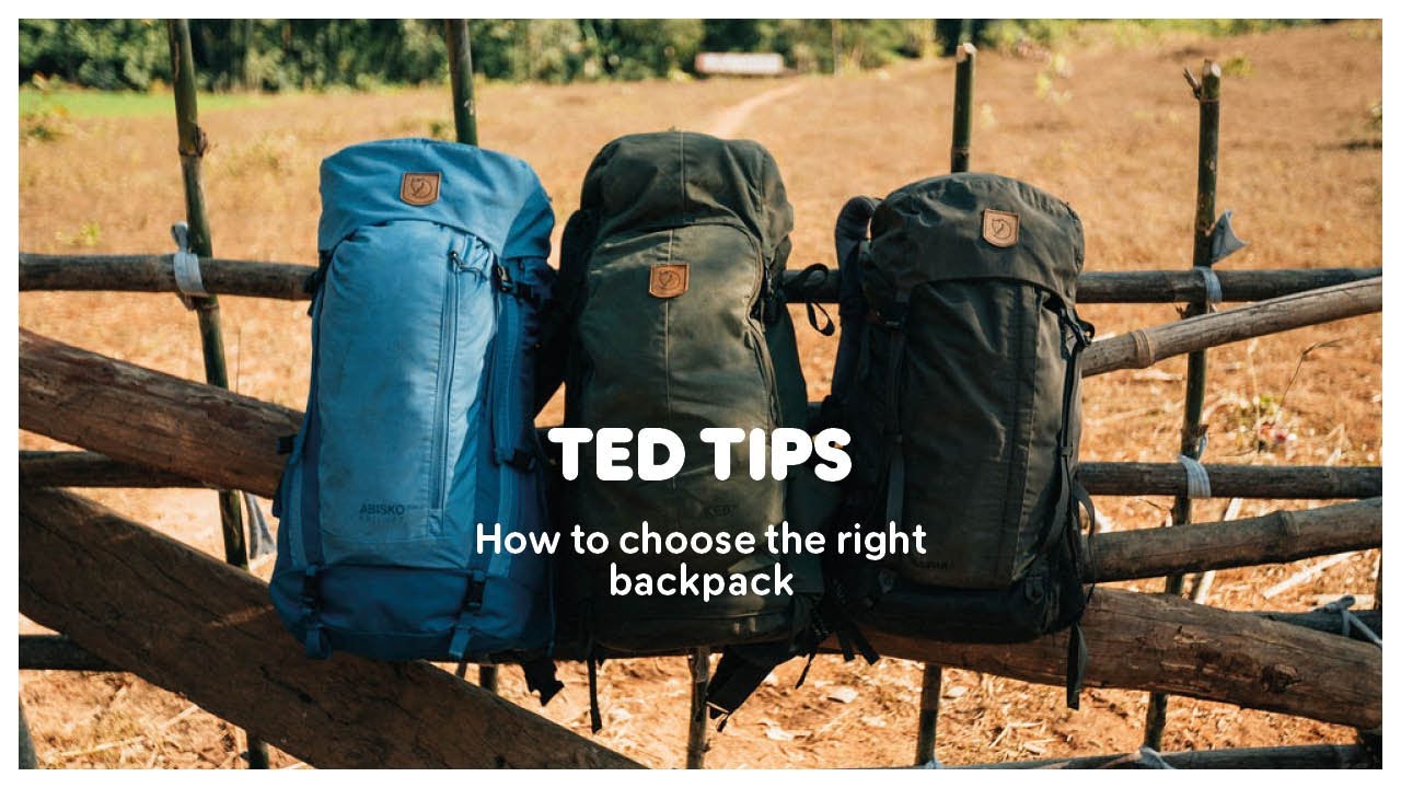 How to choose the right backpack | Ted tips | Fjällräven - YouTube