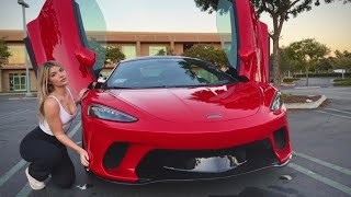 New Car ASMR tapping / scratching  🚗 (McLaren GT)