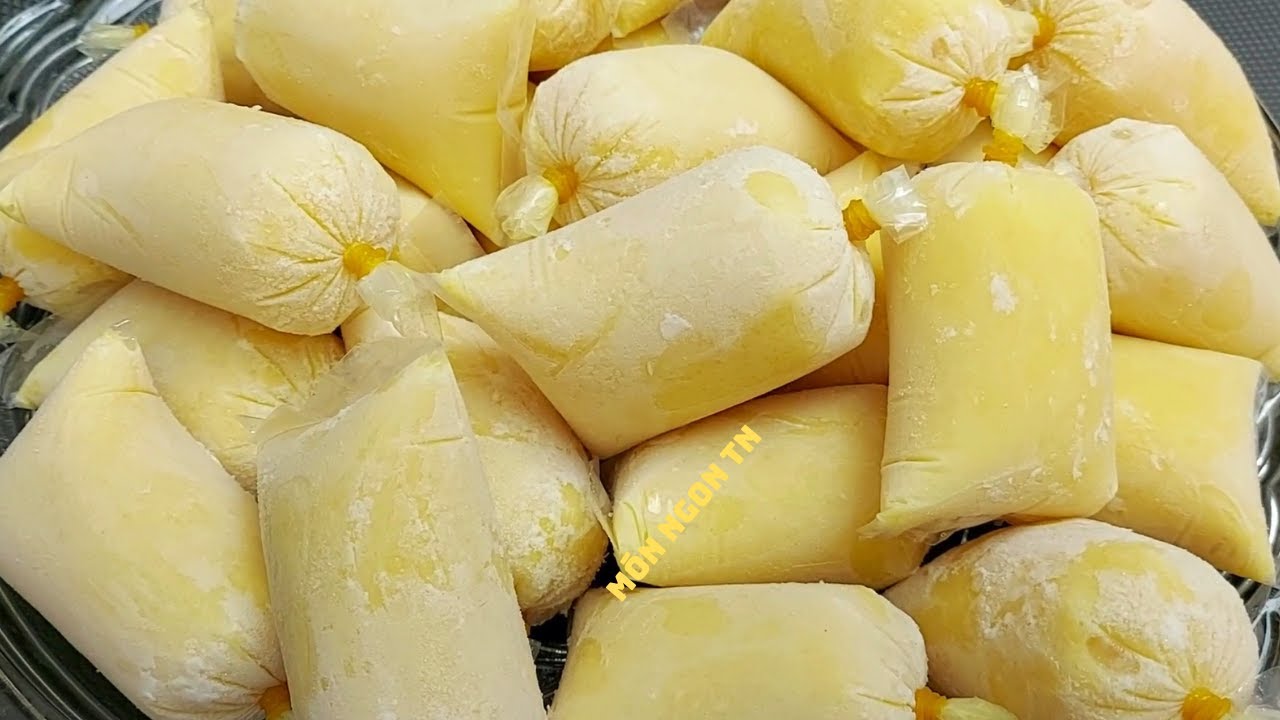 Cách làm kem sầu riêng ngon lạ miệng