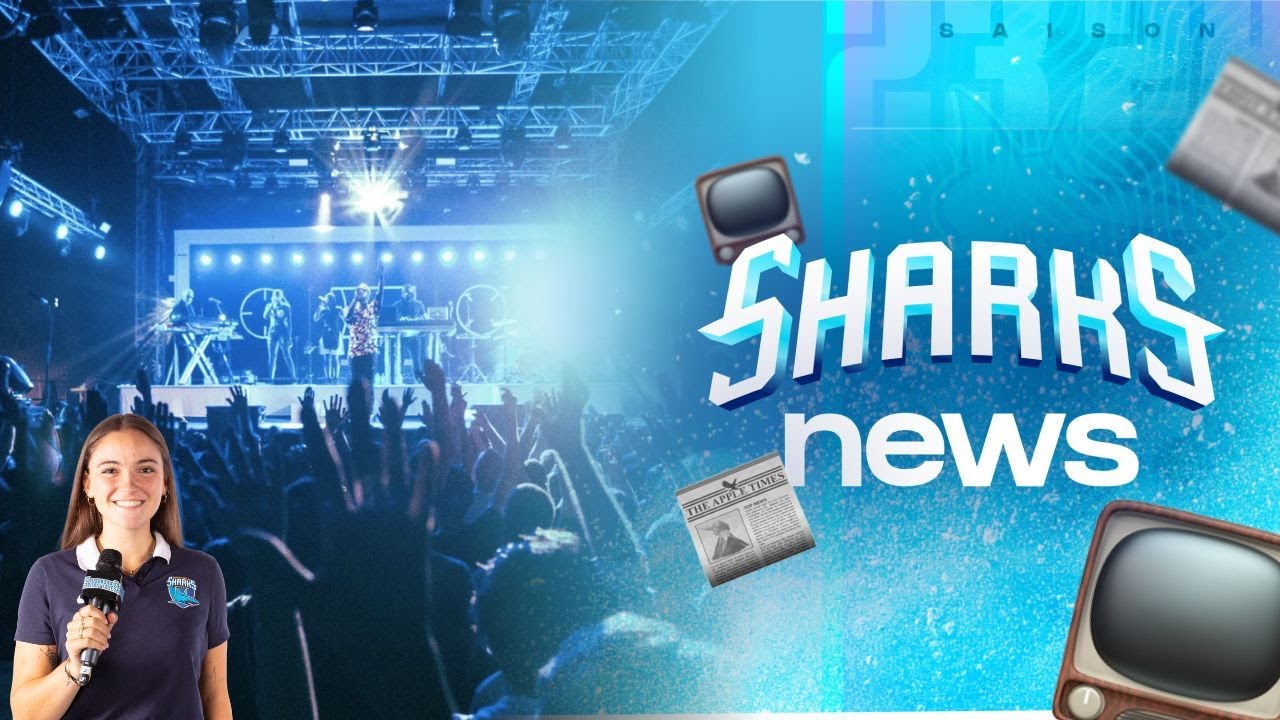 SHARKS NEWS - MATCHS LES 2 & 9 FEVRIER A L'AZURARENA !