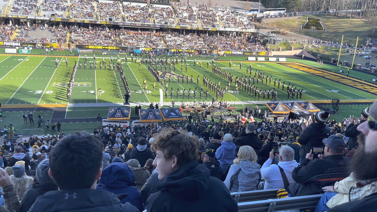 appalachian-state-marching-mountaineers-senior-day-pre-game-performance