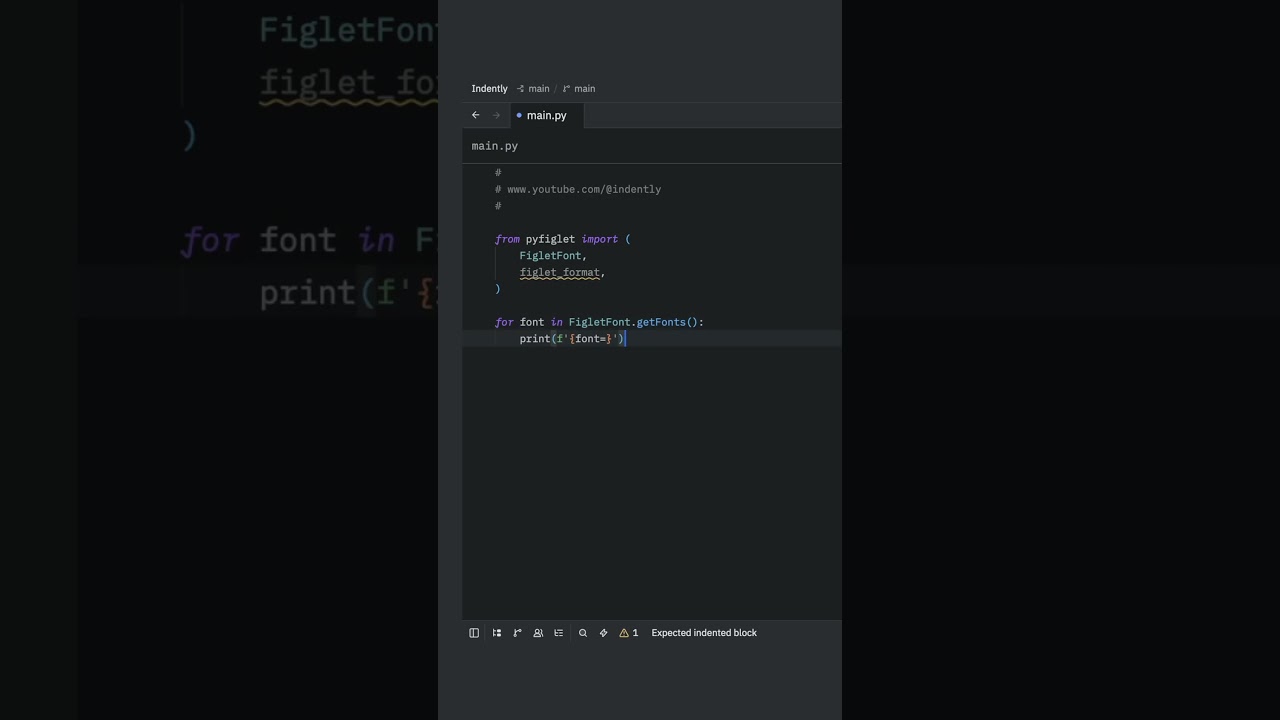 I love THIS ascii art generator in Python #learnpython #python #pythonprogramming