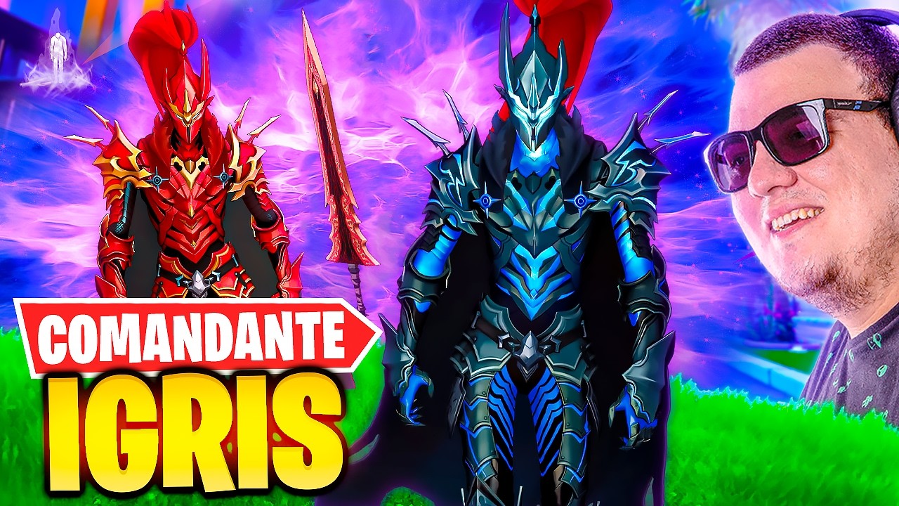 O COMANDANTE IGRIS DE SOLO LEVELING É INCRIVEL ! FORTNITE