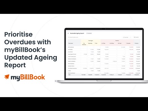 Stop Missing Collections: Prioritise Overdues with myBillBook’s Updated Ageing Report - video from FloBiz