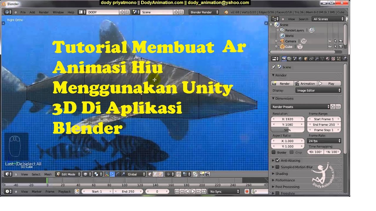 Membuat AR Dengan Objek Hiu 3D Menggunakan Unity 3D Dan Vuforia Di ...
