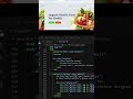 I Built a Stunning Food Website 🍔🔥 (Full Code) #shorts #coding #viralvideo