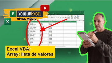 Excel VBA: introdução ao conceito de arrays (lista de valores) #vba #array