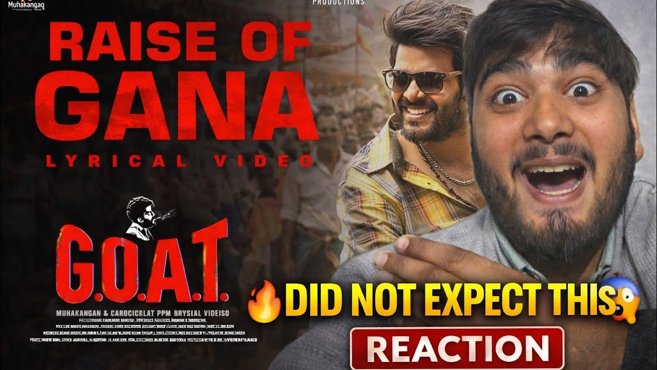 RAISE OF GANA Song Reaction! | G.O.A.T | Sudheer Anand, Divya Bharathi | OnePerceive