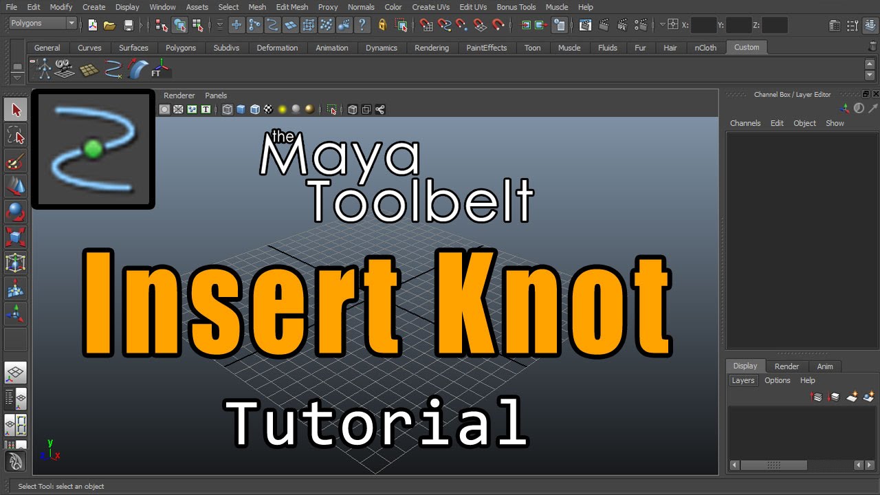 The Maya Toolbelt Insert Knot YouTube