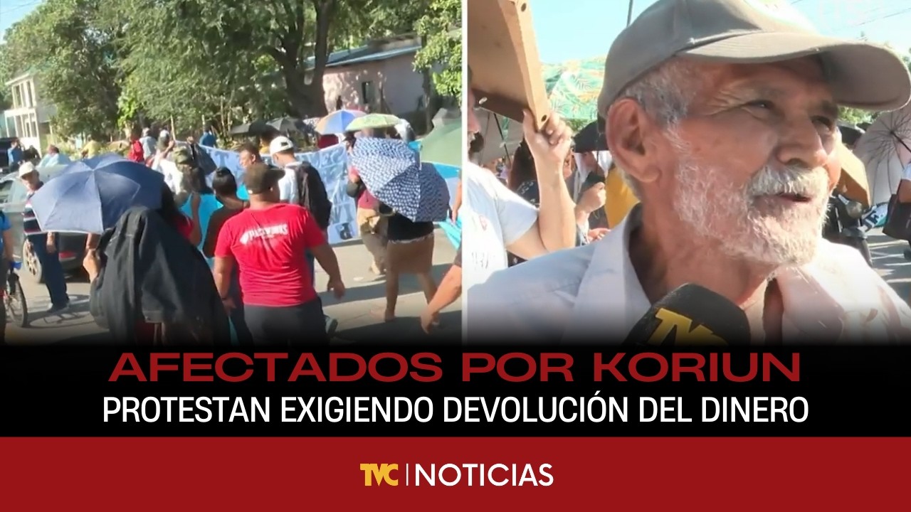 Afectados por Koriun protestan exigiendo devolución del dinero