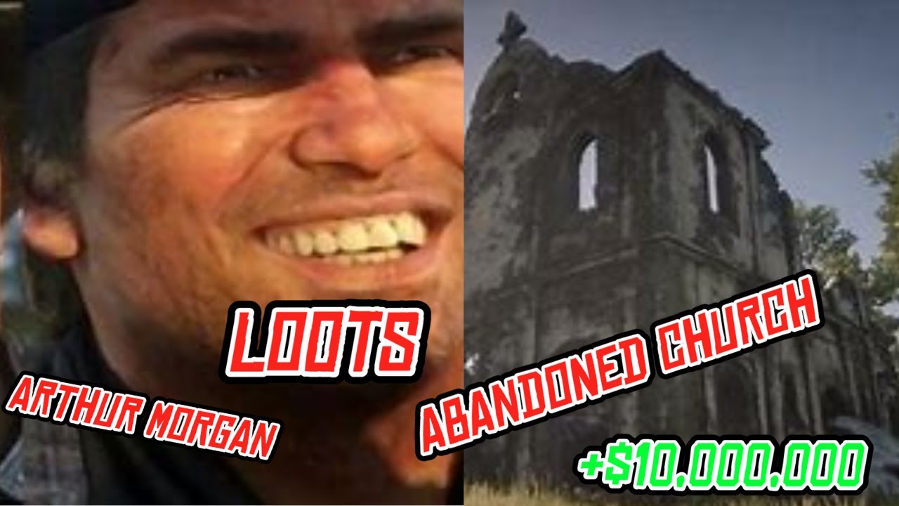 Looting an Abandoned CHURCH!!! - Red Dead Redemption 2 (Location & Commentary)