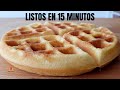 🧇Cómo hacer GOFRES BELGAS (Receta Fácil y Rápida) ¡En SÓLO 15 MINUTOS!⏳