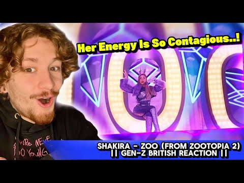 Everything About This Perfect..! || Shakira - Zoo (From Zootopia 2) || Gen-Z British Reaction ||