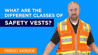 Safety Vest Classifications  |  SECO 8265 Series  |  Engineersupply
