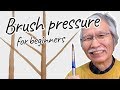 [Eng sub] Brush pressure | Watercolor painting tutorial for beginners