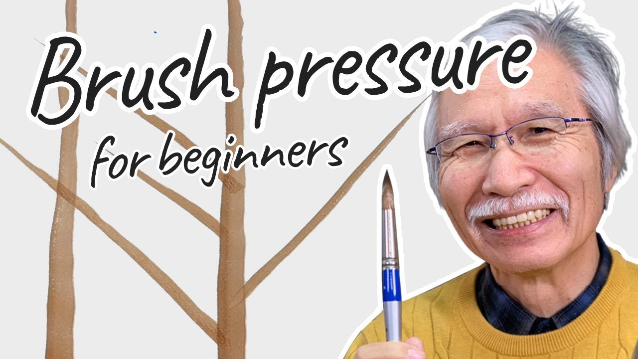 [Eng sub] Brush pressure | Watercolor painting tutorial for beginners ...