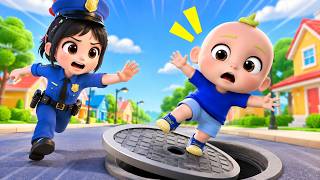 Don't Play on the Manhole Cover | Police Rescue & Police Song | Kids Song
