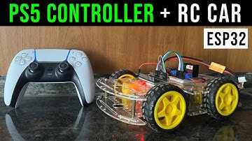 RC Car using PS5 Controller and ESP32 | DIY🔥