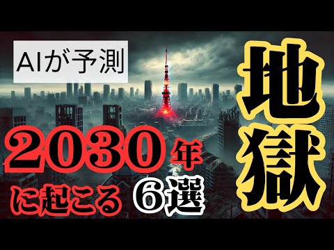 【2030年の未来予測】AIが予測！ ~日本の未来が本当に危ない~