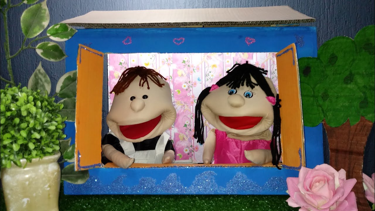 Tia Bia Kids❤Teatro de fantoche💙incentivar a criança fazer as atividades❤💙