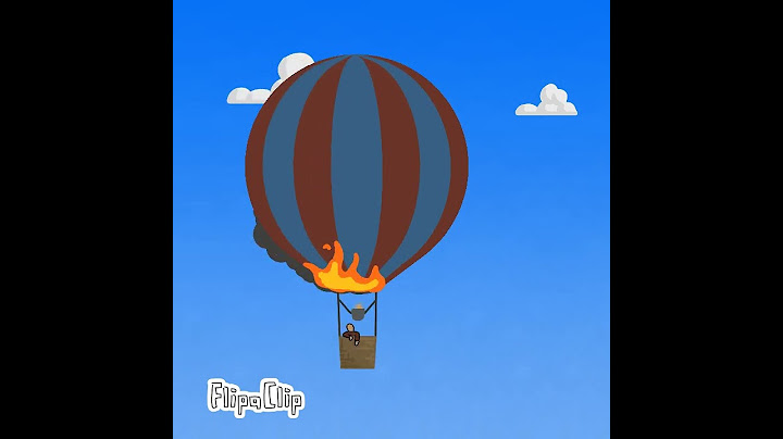 Hot Air Balloon #animation#fire