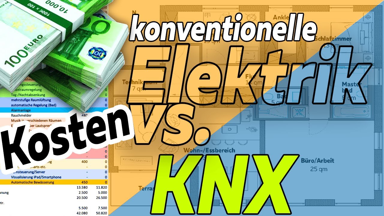 KNX vs konventionelle Elektrik: PREISVERGLEICH Elektroinstallation EFH | Smartest Home - Folge 189