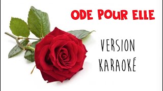 Chanson pour maman (Ode pour elle) KARAOKE