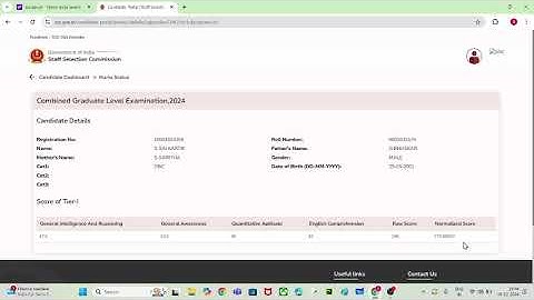 My SSC CGL Prelims 2024 Scorecard #ssccgl #sscchsl #ssccpo #ssccgl2024 #sscgd