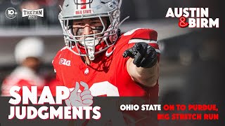 Snap Judgments: Ryan Day, Ohio State keeping feet on pedal pushing for perfection at Purdue