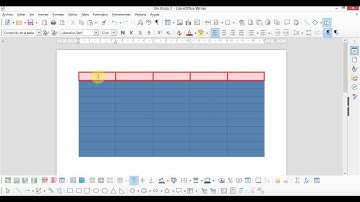 Tutorial - libreoffice 7.1.0 - writer Tablas (6) insertar, combinar sombreado bordes columnas filas