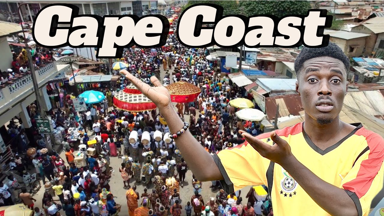 [Drone Shot] Throwback from the Oguaa fetuafahye 2024.