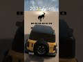 Ford Bronco evolution in Forza horizon 5