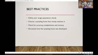 Understanding the Sampling Frame