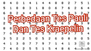 Perbedaan Kraepelin Dan Pauli