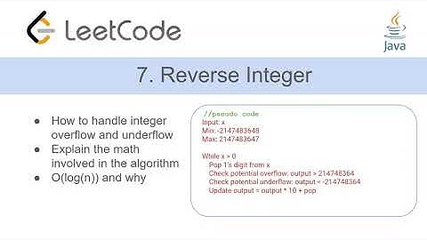 [LeetCode] 7. Reverse Integer