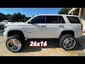 JAKE'S NEW 26x16 KG1 | 37X15.50R26 Venom RT | Lifted Tahoe on 26x16... FOR SALE!!