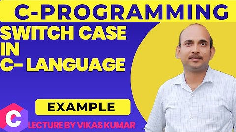 Switch case in C programming |Switch statement example in Hindi